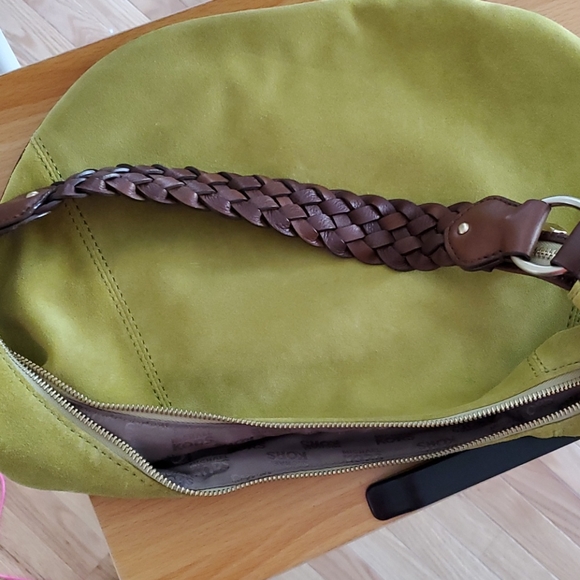 Michael Kors Suede Shoulder Bag - Picture 8 of 14